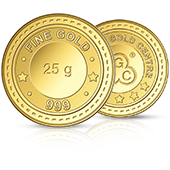 25gm GGC 24K Gold Coin